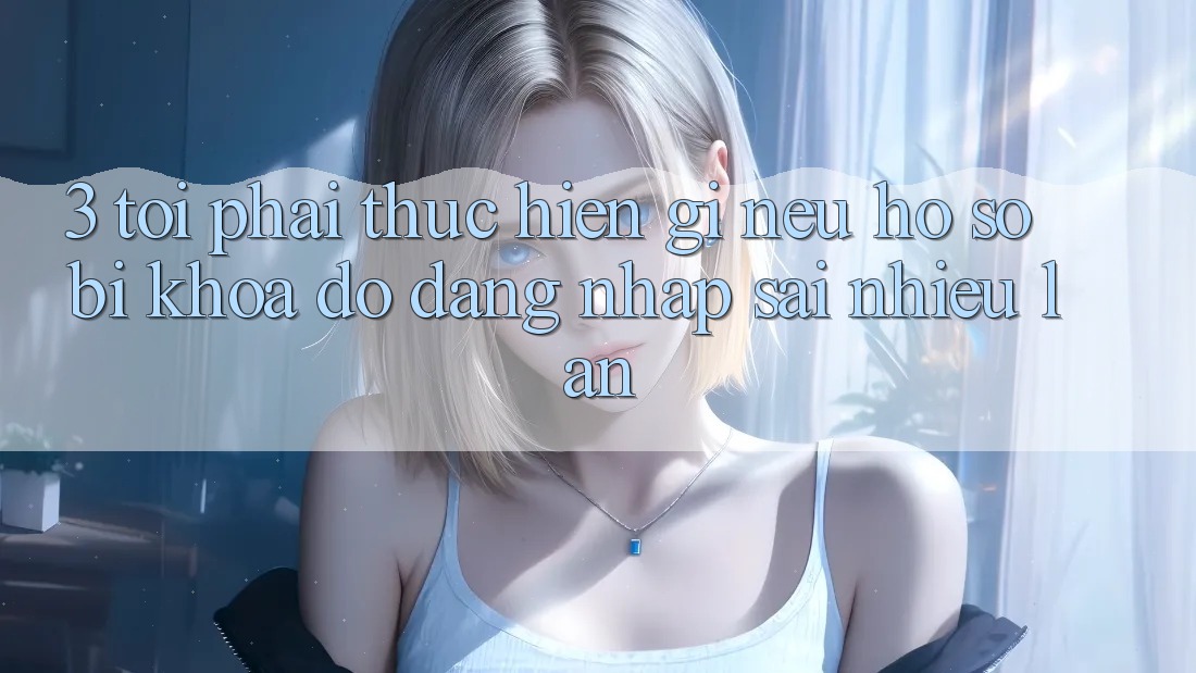 3. Tôi phải thực hiện gì nếu hồ sơ bị khóa do đăng nhập sai nhiều lần? 3. Tôi phải thực hiện gì nếu hồ sơ bị khóa do đăng nhập sai nhiều lần?