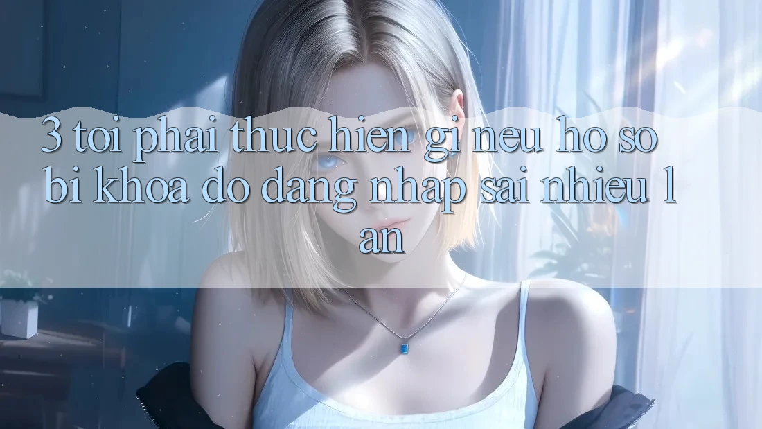 3. Tôi phải thực hiện gì nếu hồ sơ bị khóa do đăng nhập sai nhiều lần? 3. Tôi phải thực hiện gì nếu hồ sơ bị khóa do đăng nhập sai nhiều lần?