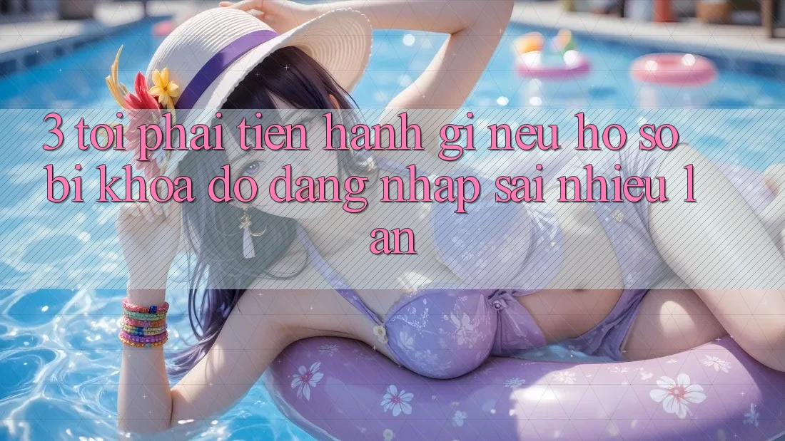 3. Tôi phải tiến hành gì nếu hồ sơ bị khóa do đăng nhập sai nhiều lần? 3. Tôi phải tiến hành gì nếu hồ sơ bị khóa do đăng nhập sai nhiều lần?