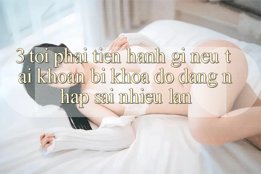 3. Tôi phải tiến hành gì nếu tài khoản bị khóa do đăng nhập sai nhiều lần? 3. Tôi phải tiến hành gì nếu tài khoản bị khóa do đăng nhập sai nhiều lần?