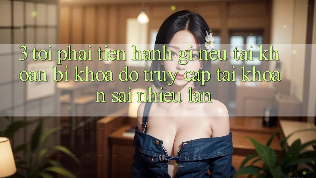 3. Tôi phải tiến hành gì nếu tài khoản bị khóa do truy cập tài khoản sai nhiều lần? 3. Tôi phải tiến hành gì nếu tài khoản bị khóa do truy cập tài khoản sai nhiều lần?