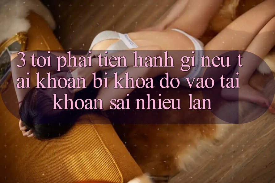 3. Tôi phải tiến hành gì nếu tài khoản bị khóa do vào tài khoản sai nhiều lần? 3. Tôi phải tiến hành gì nếu tài khoản bị khóa do vào tài khoản sai nhiều lần?