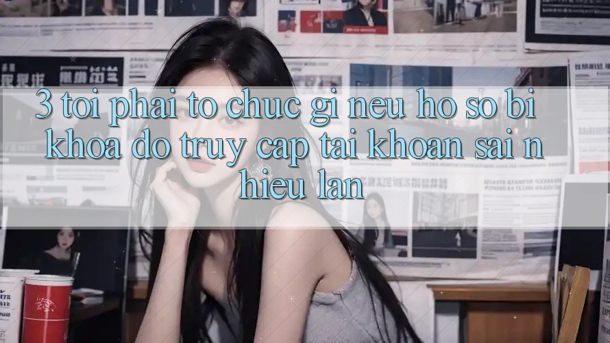 3. Tôi phải tổ chức gì nếu hồ sơ bị khóa do truy cập tài khoản sai nhiều lần? 3. Tôi phải tổ chức gì nếu hồ sơ bị khóa do truy cập tài khoản sai nhiều lần?