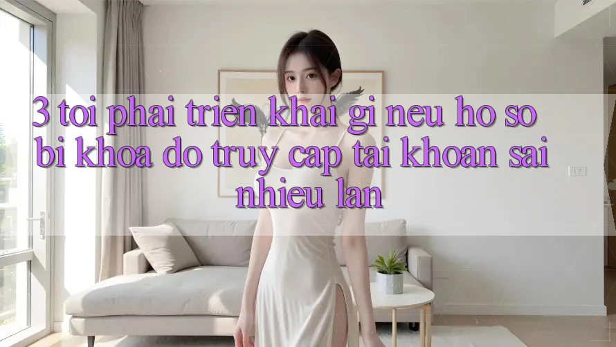 3. Tôi phải triển khai gì nếu hồ sơ bị khóa do truy cập tài khoản sai nhiều lần?