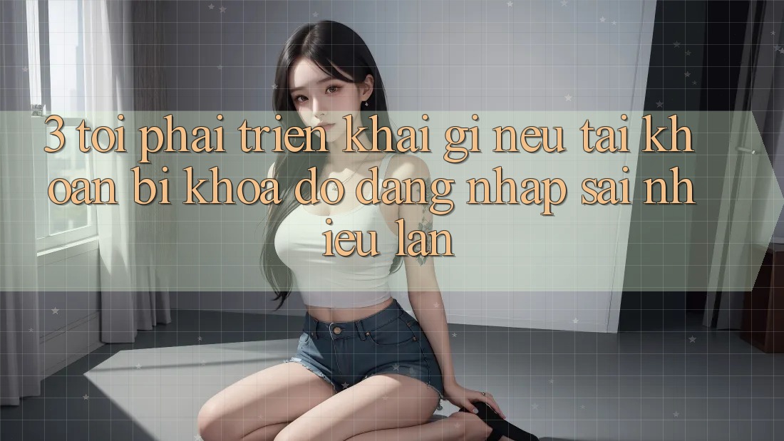 3. Tôi phải triển khai gì nếu tài khoản bị khóa do đăng nhập sai nhiều lần? 3. Tôi phải triển khai gì nếu tài khoản bị khóa do đăng nhập sai nhiều lần?