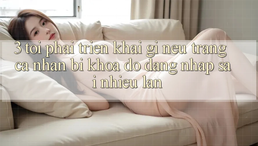 3. Tôi phải triển khai gì nếu trang cá nhân bị khóa do đăng nhập sai nhiều lần? 3. Tôi phải triển khai gì nếu trang cá nhân bị khóa do đăng nhập sai nhiều lần?