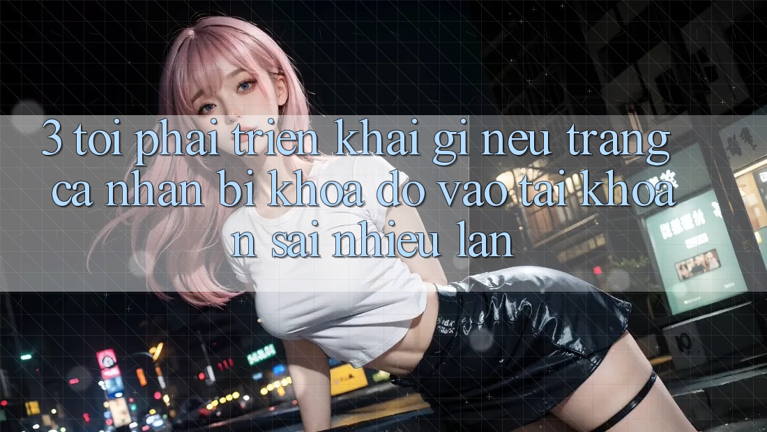 3. Tôi phải triển khai gì nếu trang cá nhân bị khóa do vào tài khoản sai nhiều lần? 3. Tôi phải triển khai gì nếu trang cá nhân bị khóa do vào tài khoản sai nhiều lần?