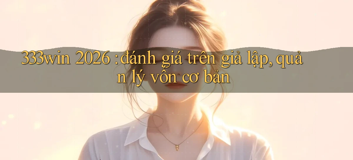 333win 2026 đánh giá trên giả lập, quản lý vốn cơ bản