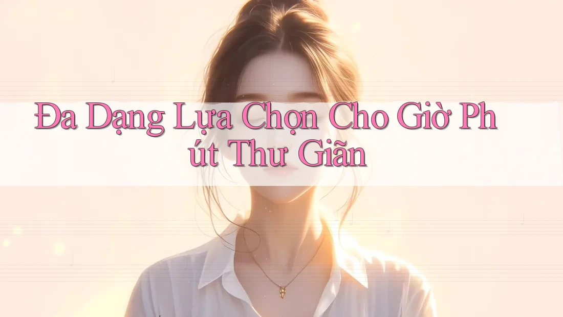 Đa Dạng Lựa Chọn Cho Giờ Phút Thư Giãn Đa Dạng Lựa Chọn Cho Giờ Phút Thư Giãn