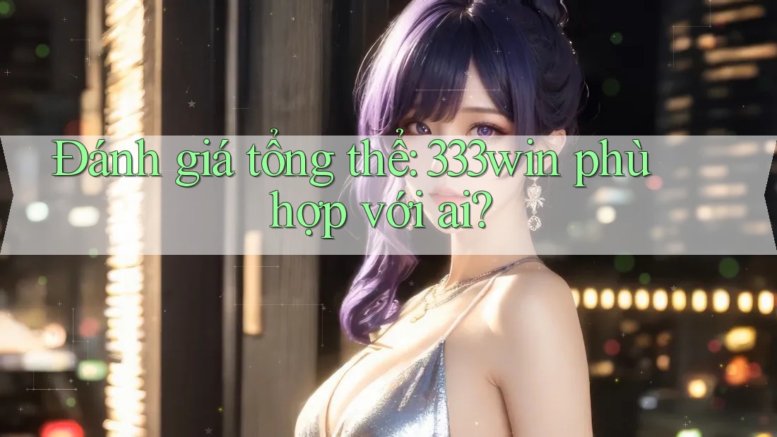 Đánh giá tổng thể: 333win phù hợp với ai? Đánh giá tổng thể: 333win phù hợp với ai?