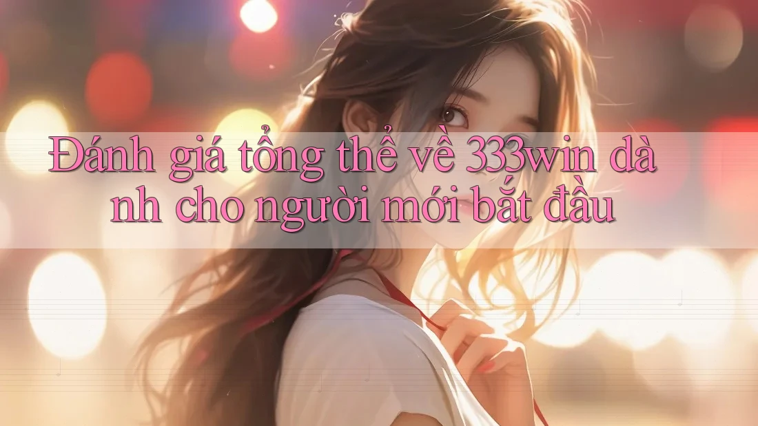 Đánh giá tổng thể về 333win dành cho người mới bắt đầu