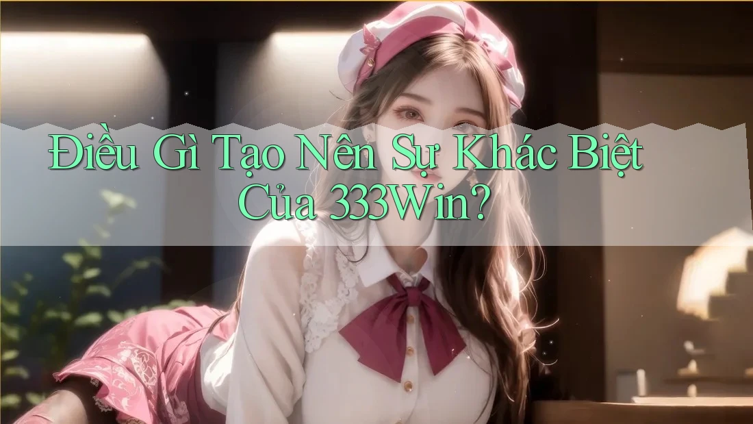 Điều Gì Tạo Nên Sự Khác Biệt Của 333Win? Điều Gì Tạo Nên Sự Khác Biệt Của 333Win?