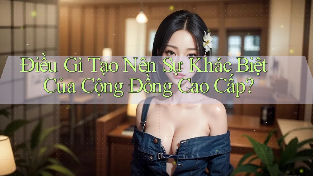 Điều Gì Tạo Nên Sự Khác Biệt Của Cộng Đồng Cao Cấp? Điều Gì Tạo Nên Sự Khác Biệt Của Cộng Đồng Cao Cấp?