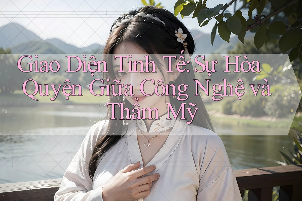 Giao Diện Tinh Tế: Sự Hòa Quyện Giữa Công Nghệ và Thẩm Mỹ Giao Diện Tinh Tế: Sự Hòa Quyện Giữa Công Nghệ và Thẩm Mỹ