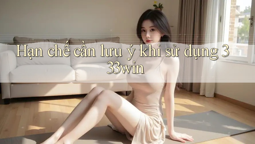 Hạn chế cần lưu ý khi sử dụng 333win Hạn chế cần lưu ý khi sử dụng 333win