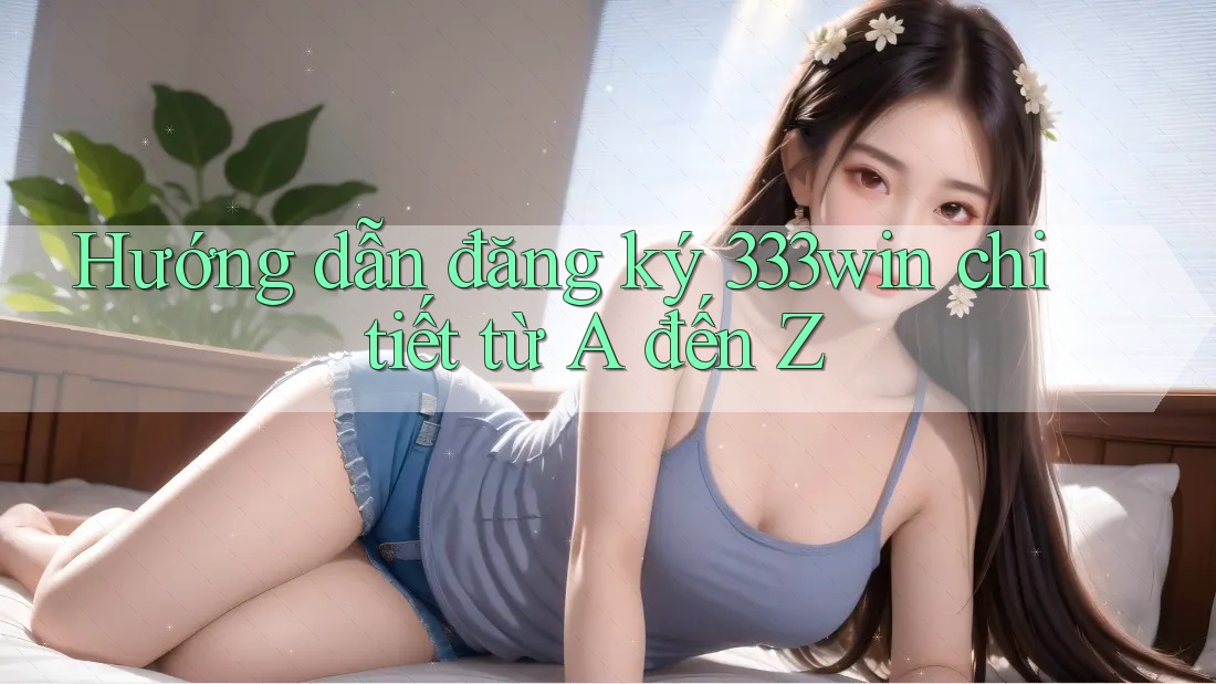 Hướng dẫn đăng ký 333win chi tiết từ A đến Z Hướng dẫn đăng ký 333win chi tiết từ A đến Z