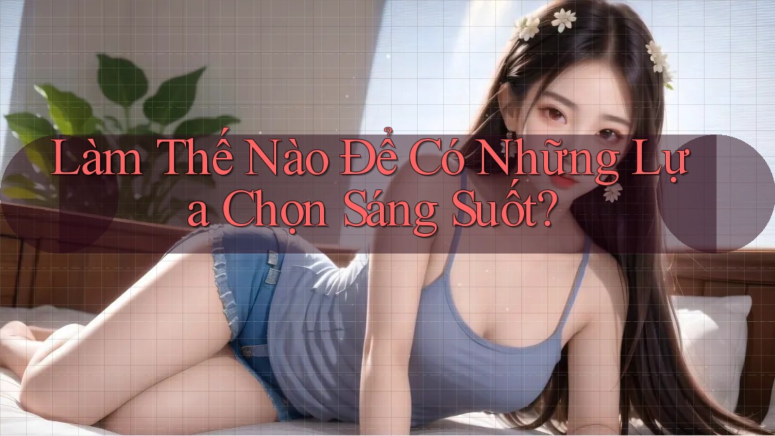 Làm Thế Nào Để Có Những Lựa Chọn Sáng Suốt? Làm Thế Nào Để Có Những Lựa Chọn Sáng Suốt?