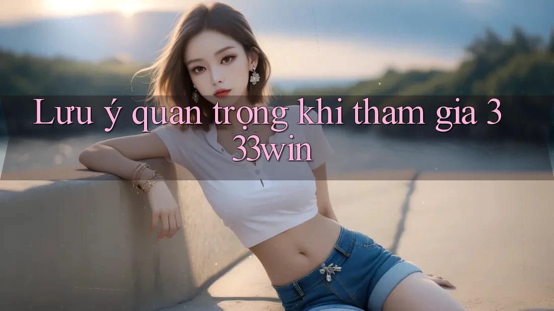 Lưu ý quan trọng khi tham gia 333win Lưu ý quan trọng khi tham gia 333win