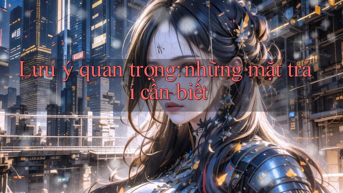 Lưu ý quan trọng: những mặt trái cần biết