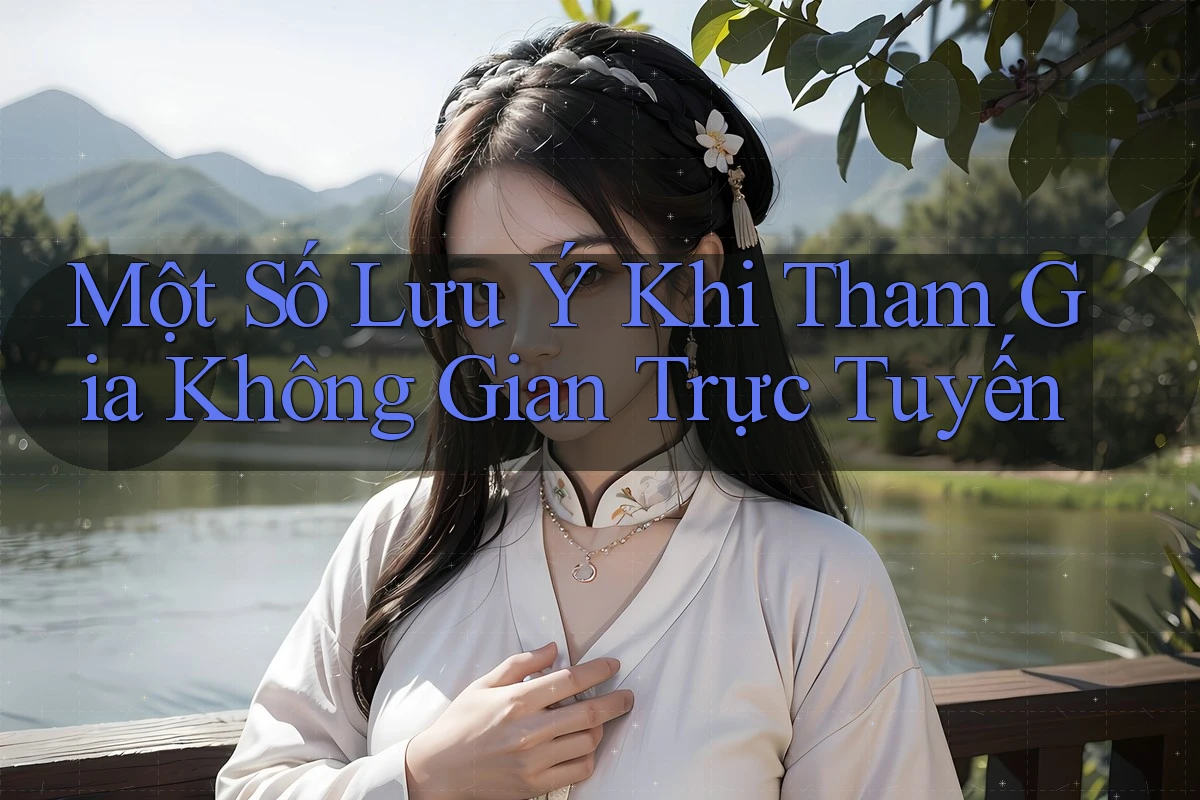 Một Số Lưu Ý Khi Tham Gia Không Gian Trực Tuyến