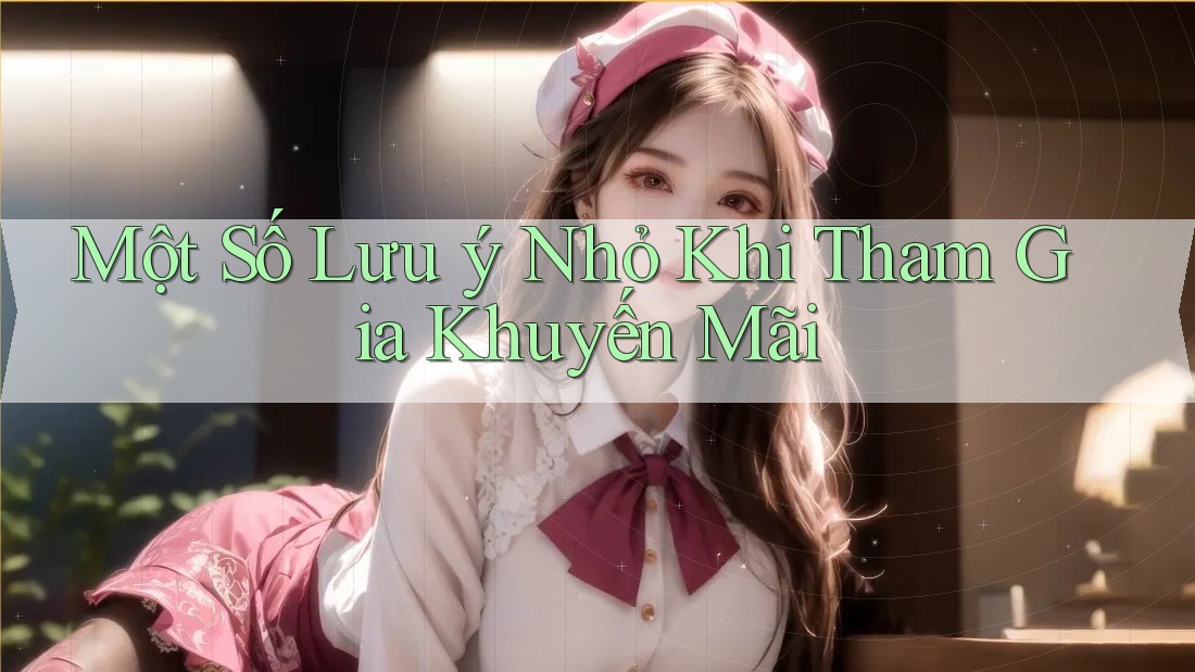 Một Số Lưu ý Nhỏ Khi Tham Gia Khuyến Mãi