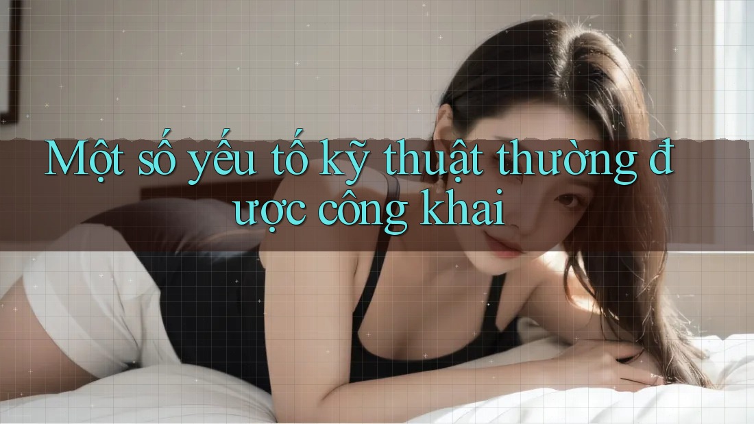 Một số yếu tố kỹ thuật thường được công khai Một số yếu tố kỹ thuật thường được công khai
