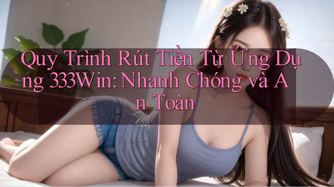 Quy Trình Rút Tiền Từ Ứng Dụng 333Win: Nhanh Chóng và An Toàn