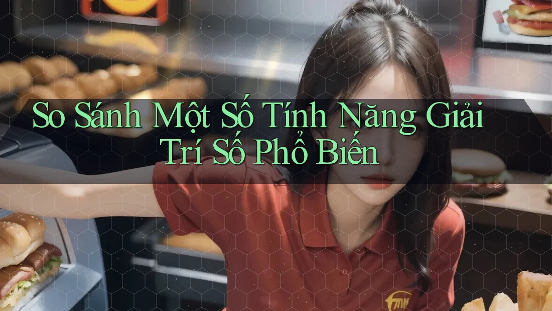 So Sánh Một Số Tính Năng Giải Trí Số Phổ Biến So Sánh Một Số Tính Năng Giải Trí Số Phổ Biến