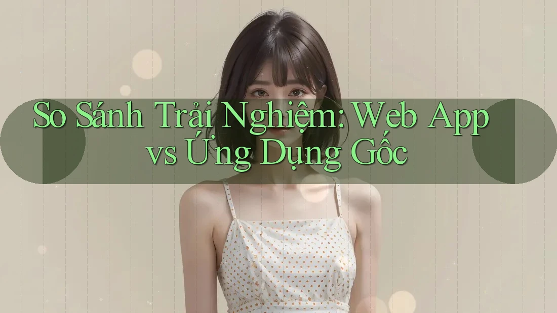 So Sánh Trải Nghiệm: Web App vs Ứng Dụng Gốc So Sánh Trải Nghiệm: Web App vs Ứng Dụng Gốc