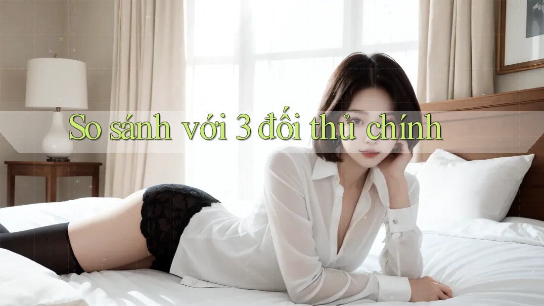 So sánh với 3 đối thủ chính So sánh với 3 đối thủ chính