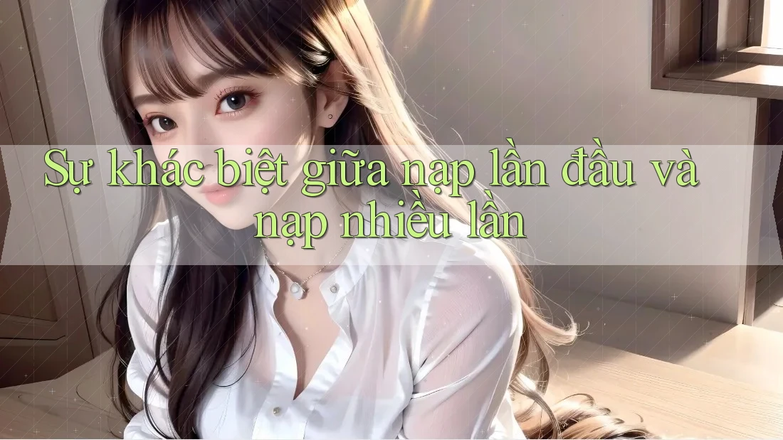 Sự khác biệt giữa nạp lần đầu và nạp nhiều lần Sự khác biệt giữa nạp lần đầu và nạp nhiều lần