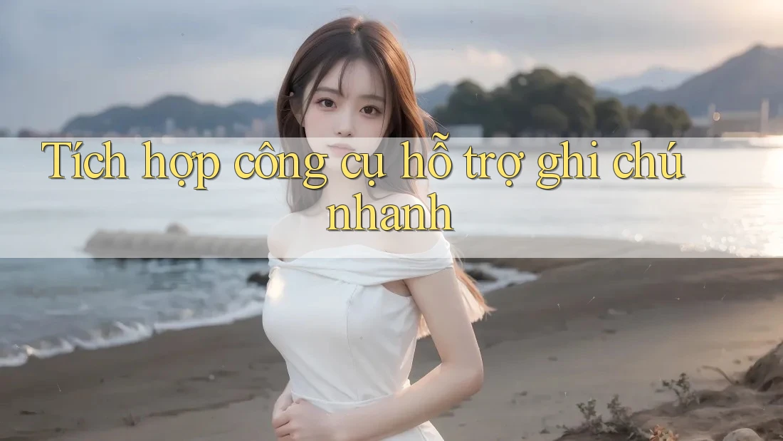 Tích hợp công cụ hỗ trợ ghi chú nhanh