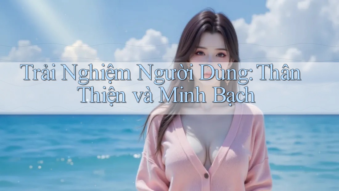 Trải Nghiệm Người Dùng: Thân Thiện và Minh Bạch Trải Nghiệm Người Dùng: Thân Thiện và Minh Bạch