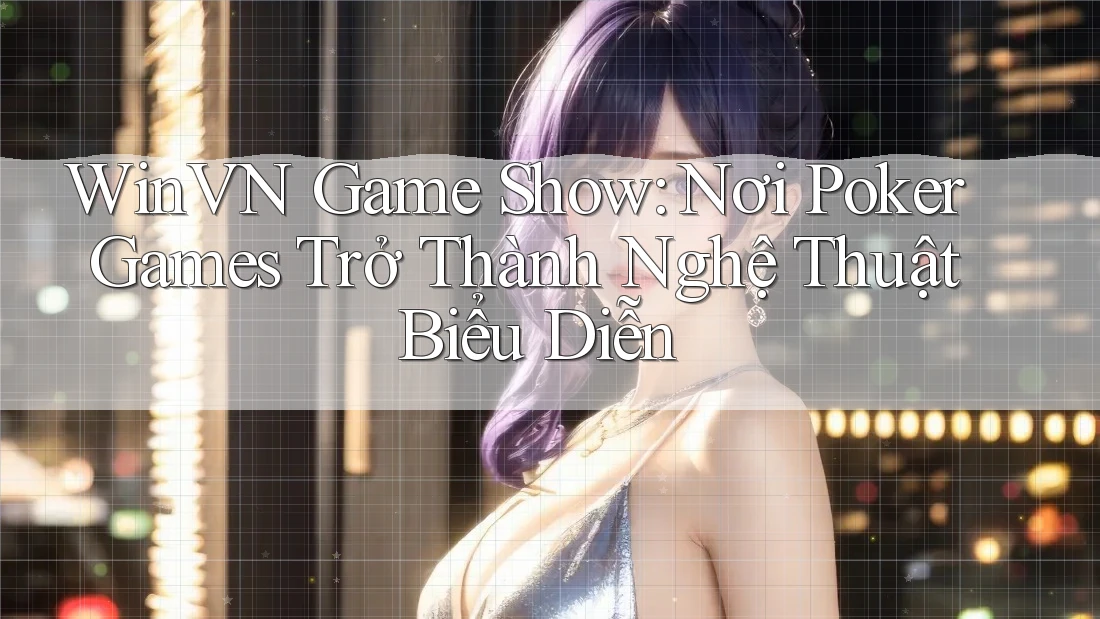 WinVN Game Show: Nơi Poker Games Trở Thành Nghệ Thuật Biểu Diễn
